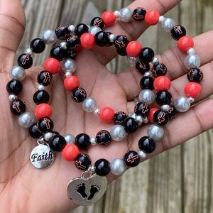Walk by Faith Bible Verse Bracelets Beaded
